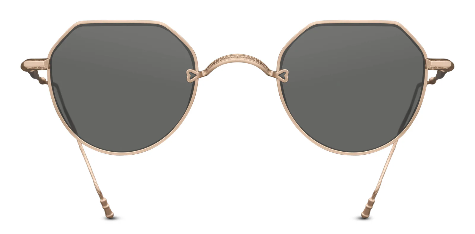 Matsuda M3132 — Matte Gold Pink Front